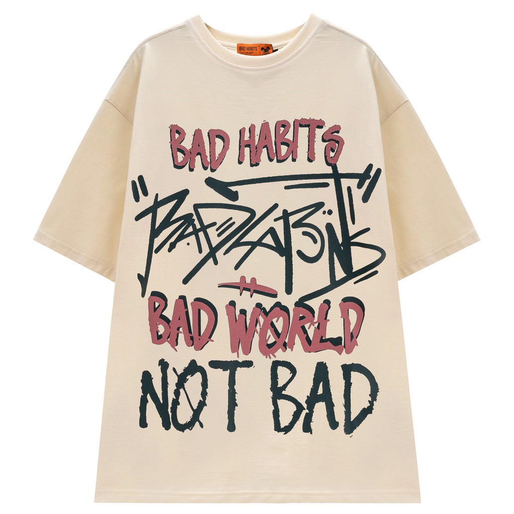 Áo Thun Bad Habits NEW WORLD 100% Cotton - Local Brand Chính Hãng