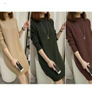 Váy Suông len Siêu Xinh Dáng Dài Thời Trang Siêu Hot SAVVY SHOP