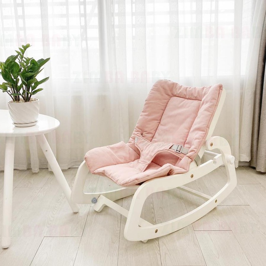 Ghế rung và bập bênh đa năng cho bé ROCKING CHAIR - PIER 2020, vừa ngồi chơi, vừa ru ngủ , và limit các công d