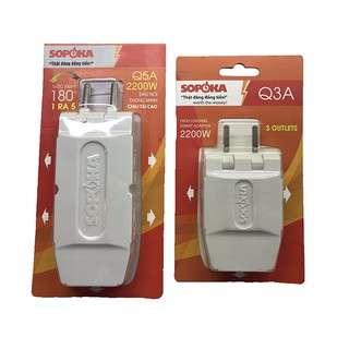 Phích cắm điện thông minh 1 chia 3 , 1 chia 5 SOPOKA
