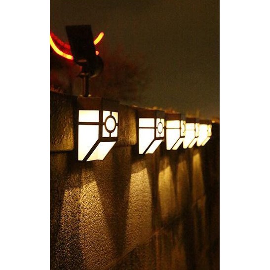 Đèn led 2 bóng năng lượng mặt trời