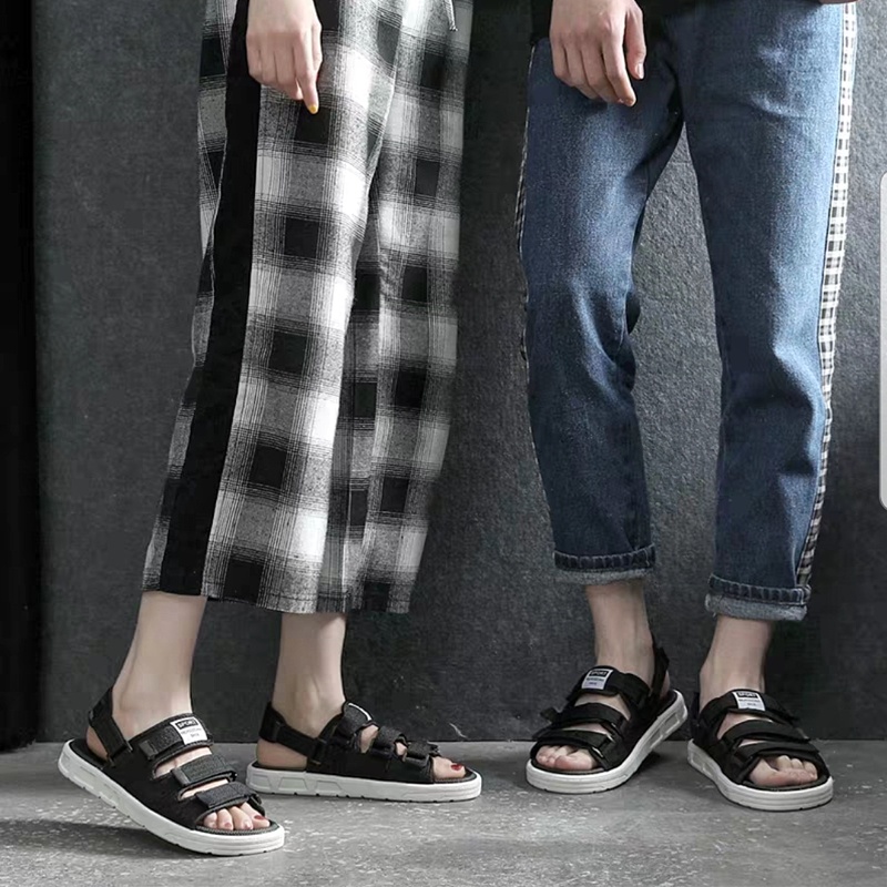 Sandal nam nữ US19 quai ngang chất lượng cao - dép quai hậu đi học đi chơi