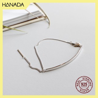 Lắc Tay Bạc Hanada Thanh Bạc 0272