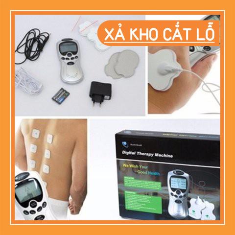 MÁY MASSAGE TRỊ LIỆU 4 MIẾNG DÁN [XẢ KHO HOT]