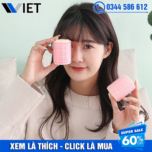 Lô Quấn - Uốn Tóc Mái Bay Layer Có Kẹp Cố Định Tạo Kiểu Xoăn Lơi, Xoăn Bồng Bềnh
