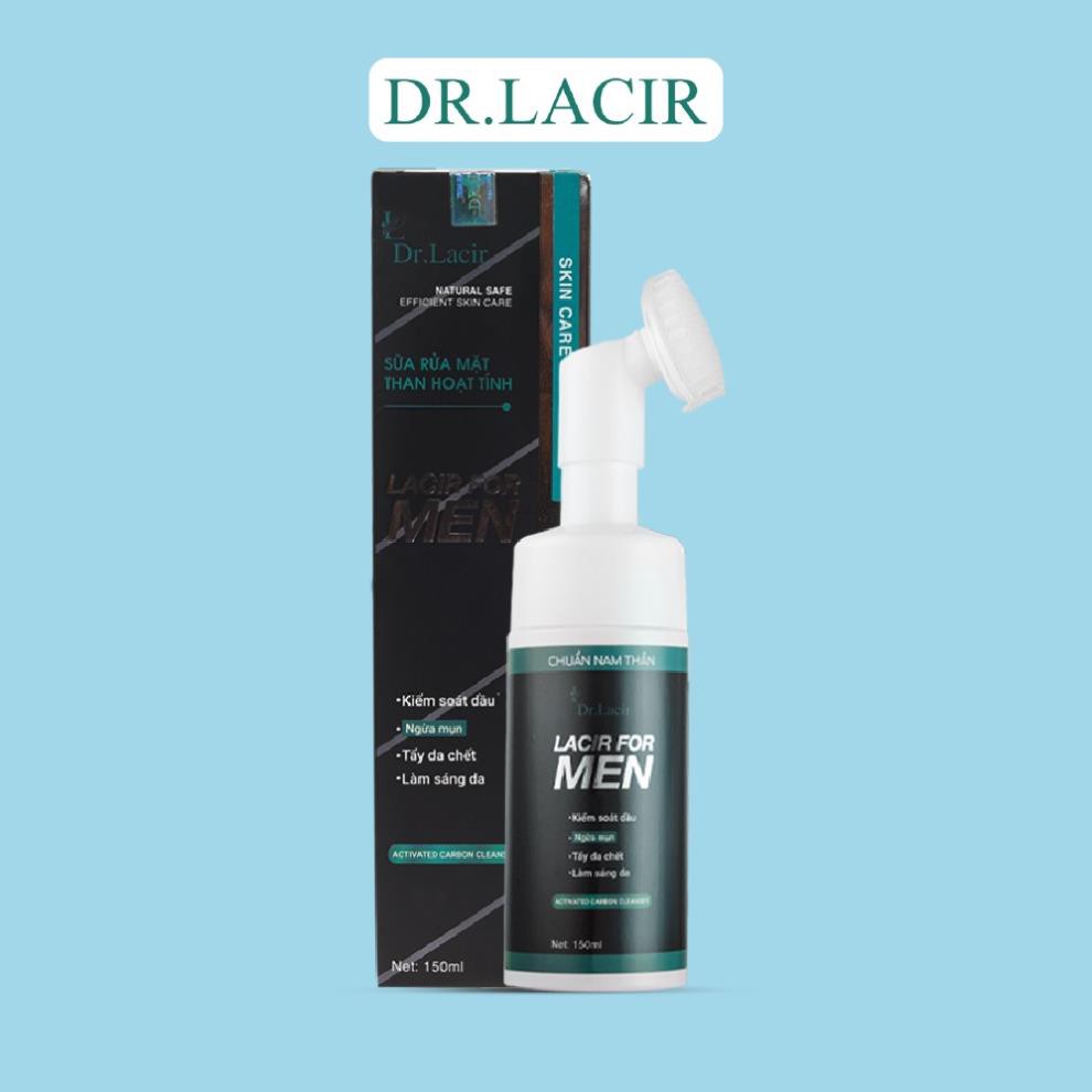Dr.Lacir -  Lacir For Men Dr.Lacir Sữa Rửa Mặt Than Hoạt Tính 150ml