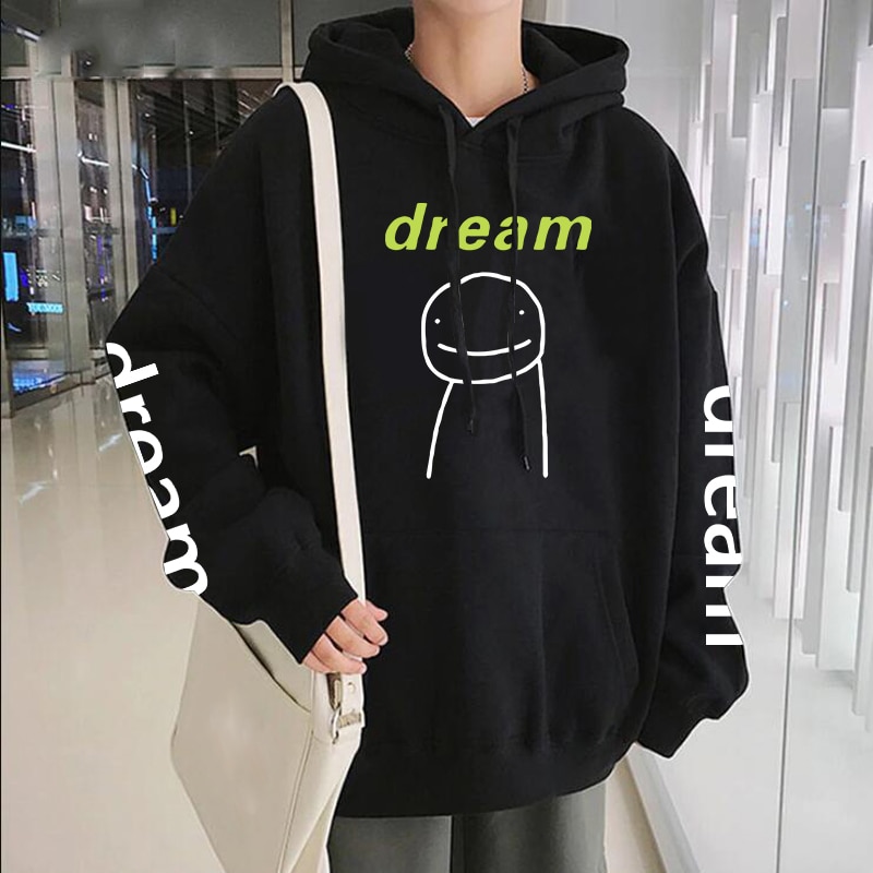 Áo Hoodie Dài Tay In Họa Tiết Hoạt Hình Phong Cách Harajuku