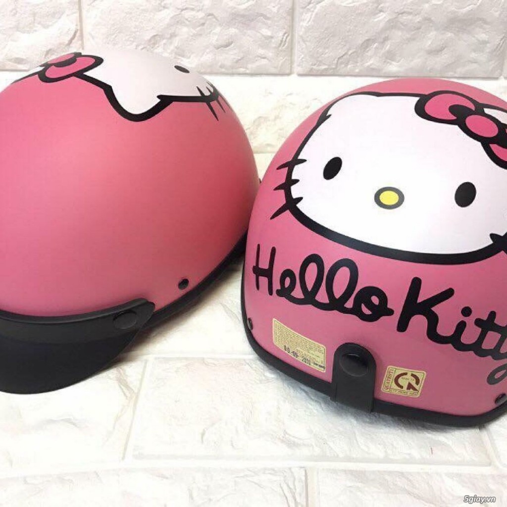Nón bảo hiểm Hello kitty