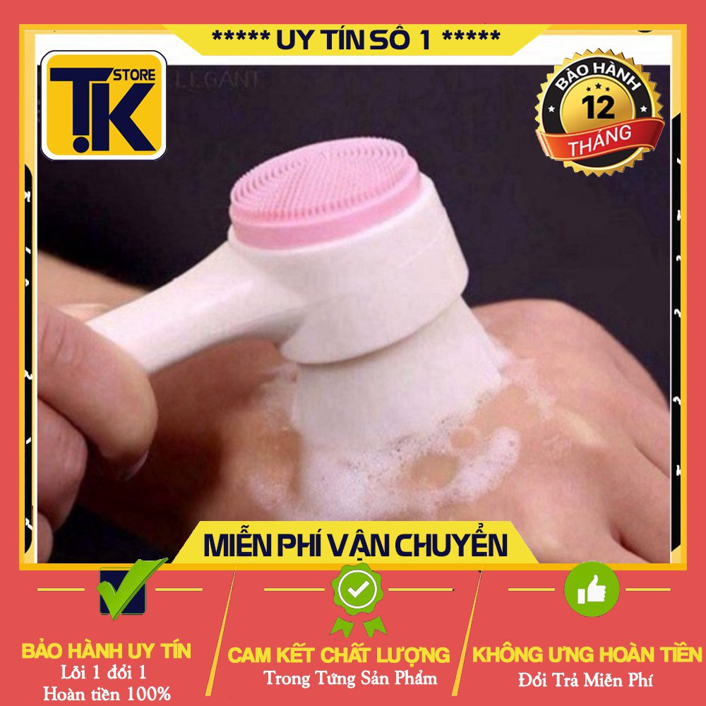 [Hàng Loại 1] Cọ rửa mặt 2 đầu massage mềm mại . .