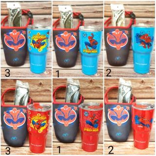 Combo ly giữ nhiệt siêu anh hùng 900ml