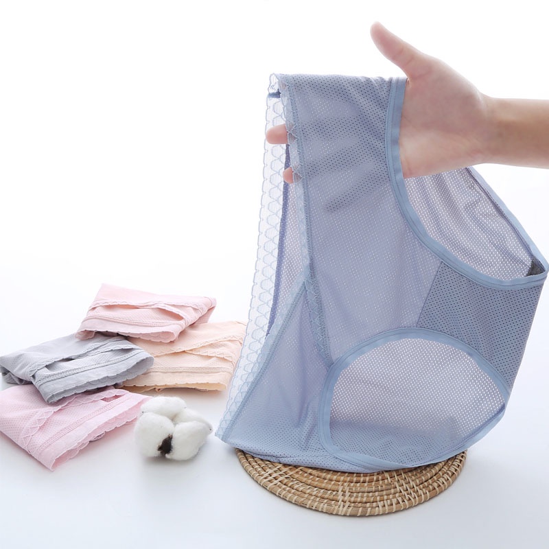 Quần lót cho bà cho bầu Larosa bigsize cạp chéo chất liệu cotton thông hơi