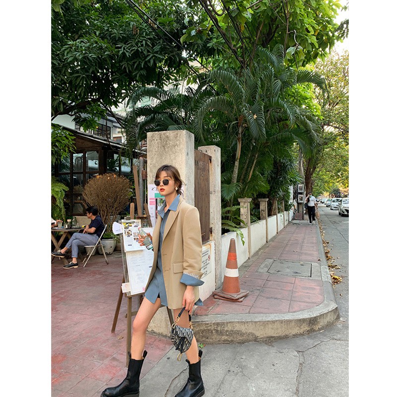 Ảnh thật 5 hình cuối-HC460.Set blazer mùa thu thời trang phiên bản Hàn Quốc | BigBuy360 - bigbuy360.vn