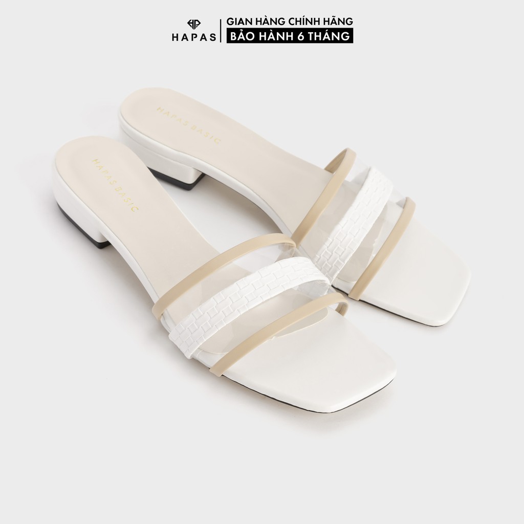 Dép Nữ Sandal Cao Cấp Dép Quai Trong Viền Da 2cm HAPAS - DEP272