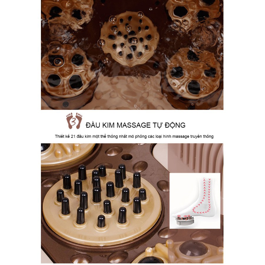 Bồn ngâm chân massage trị liệu thông minh