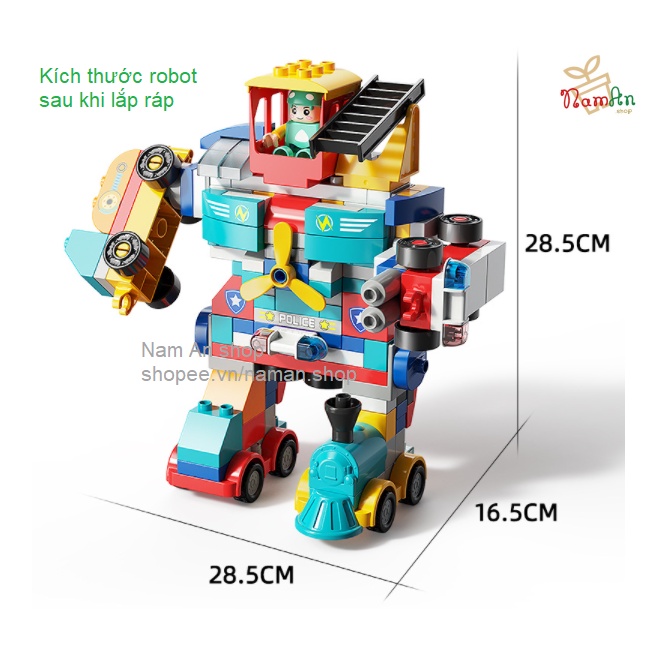 Bộ lắp ráp mô hình Robot, thương hiệu FEELO/FEI LE