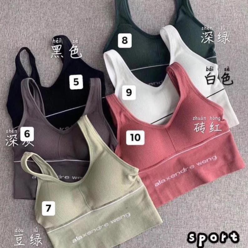 Aó Tập Gym Nữ, Aó Bra Dêt Quảng Châu Freesize A061 [ Hỗ Trợ Đổi Trả Miễn Phí ☝️