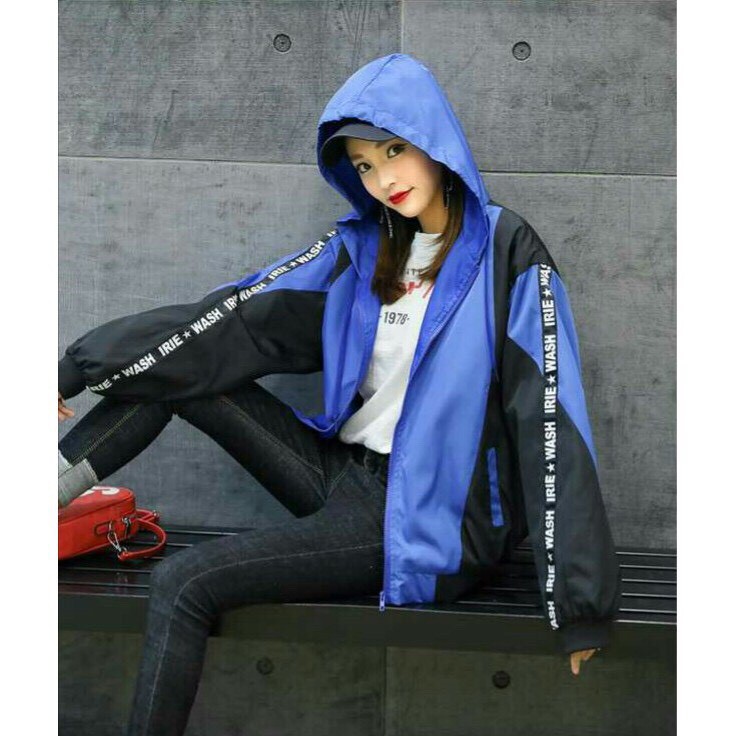 Áo khoác dù nữ thêu 'chim trên cành' siêu cute. | BigBuy360 - bigbuy360.vn