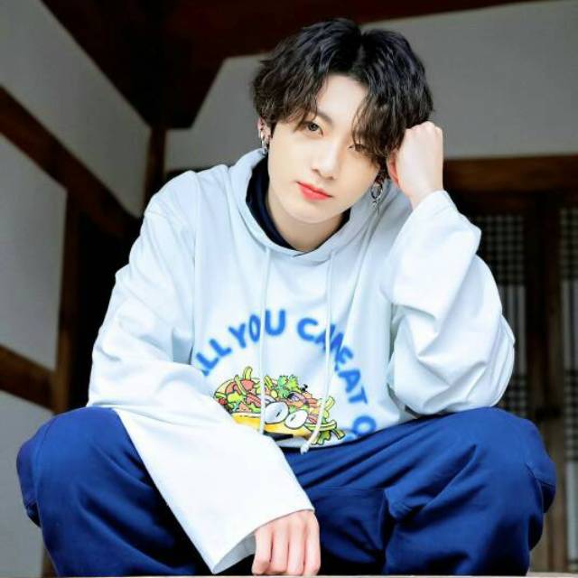 Áo Khoác Hoodie In Chữ Jungkook Bts