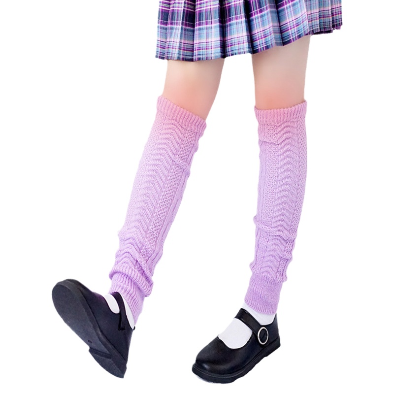 Tất Trắng Dài 10MK Giữ Ấm Chân Phong Cách Lolita Nhật Bản Cho Nữ
