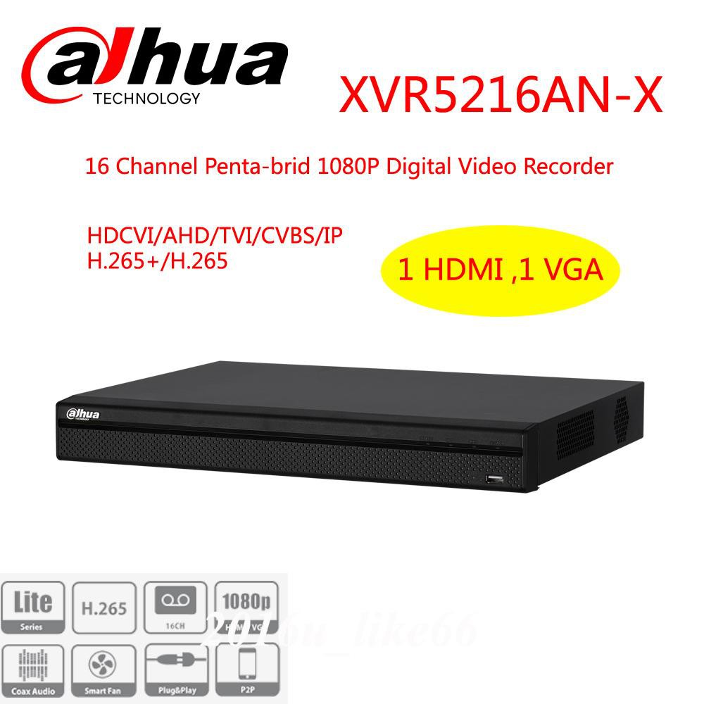 Đầu ghi hình HDCVI/TVI/AHD và IP 16 kênh DAHUA XVR5216AN-X