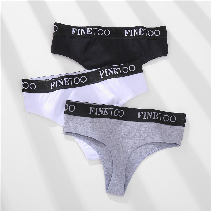 Quần lót lọt khe CUTEBYTE vải cotton gợi cảm thời trang cho nữ