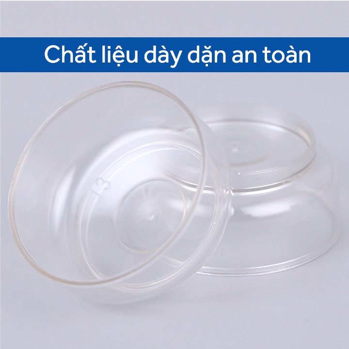 Bát nhựa tròn trong suốt Việt Nhật ( MS: 6831-2) - Tô cơm, bát đựng đồ ăn , hoa quả an toàn tiện ích-01455
