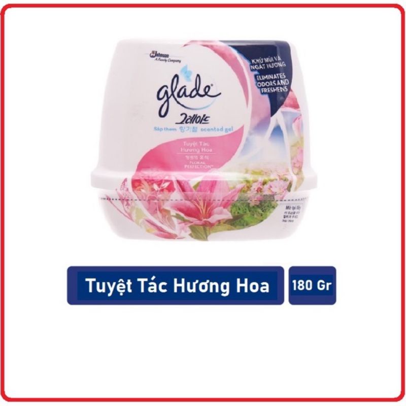 Sáp thơm phòng khử mùi Glade 180g nhiều mùi