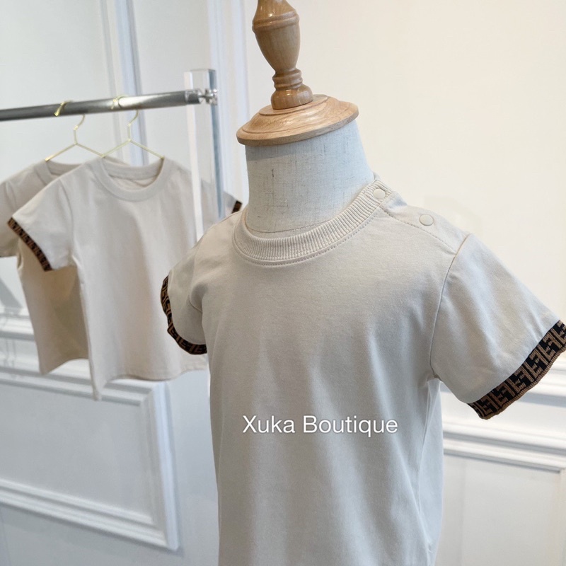 Áo Phông Cộc Tay Bé Trai Bé Gái Mùa Hè QCCC Cực Đẹp Size Nhí Cho Bé 9-15kg Chất Cotton Cao Cấp [Ảnh Thật]