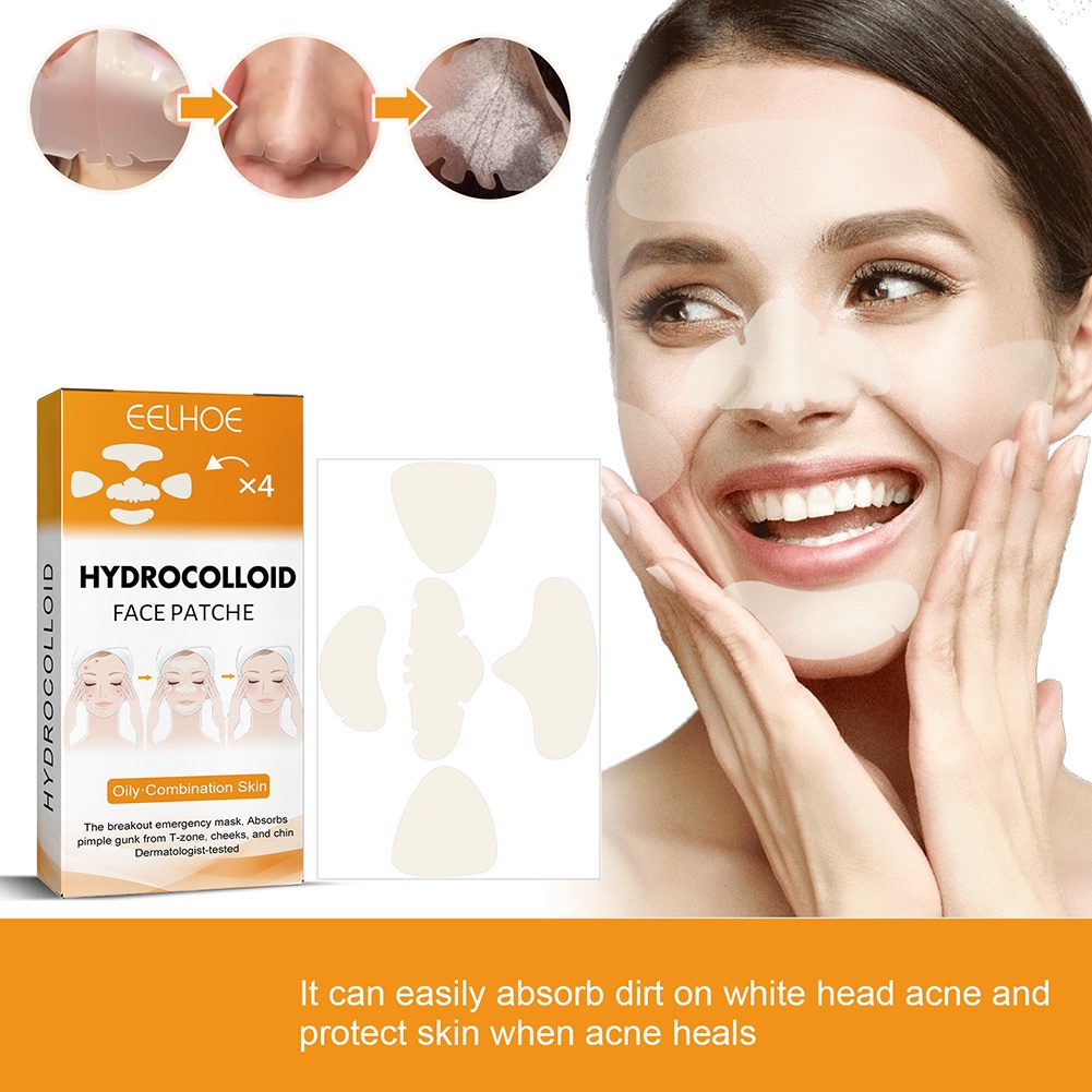 EELHOE Mụn Vá Hydrogel Mặt Mụn Mụn Vá Hydrocolloid Gel Da TAG Điều Trị Loại Bỏ Dán Chăm Sóc Da Mặt Cầm Tay Trong Suốt Vô Hình vá Nhanh giao hàng
