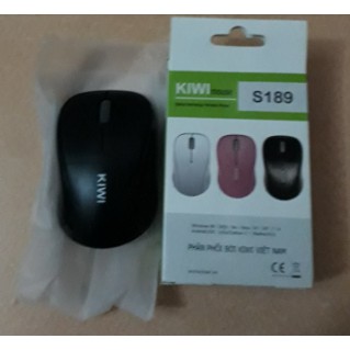 (Nhập HOMEKN03-giảm 10%)Chuột không dây KIWI MOUSE S189 Chính hãng (full box) (Khuyến mãi đôi )