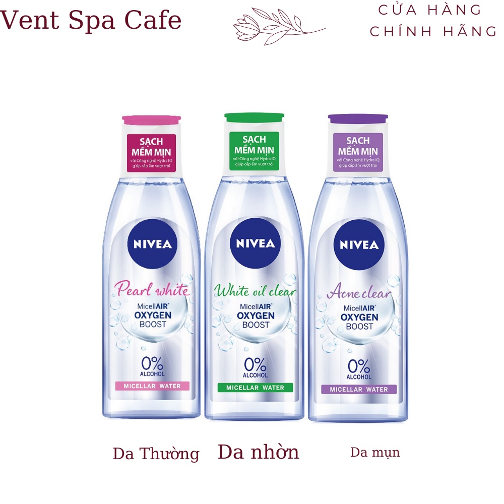 Dung dịch tẩy trang NIVEA - nước tẩy trang ngừa mụn nivea 200ml - nước làm sạch da thường,da nhờn