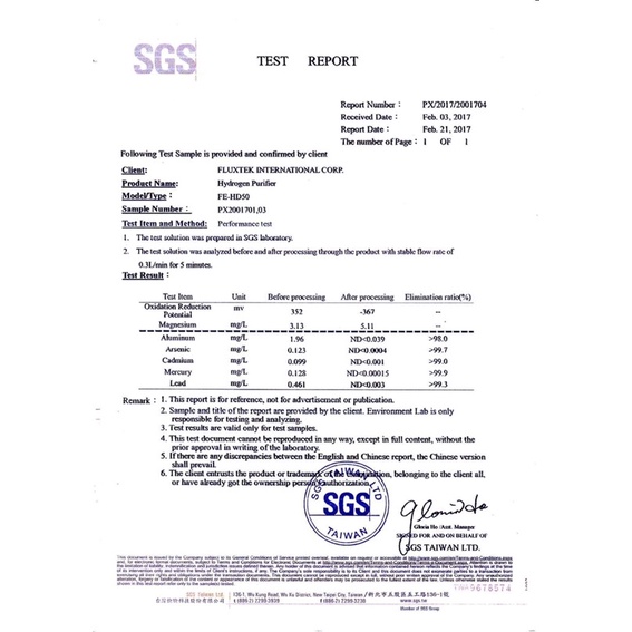 LÕI HYDROGEN HD-50 Hàng Nhập Khẩu Chính Hãng ĐÀI LOAN, Dùng Được cho các hãng Máy Lọc Nước