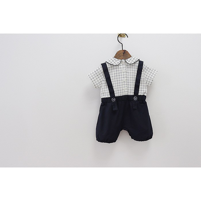 [Johny Baby] Bộ đồ liền thân, bodysuit công tử chất liệu cotton bé trai 3-24 tháng