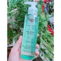 Sữa rửa mặt dạng gel Eucerin ProAcne Solution Cleasing Gel 200ml dành cho da nhờn, mụn