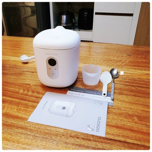 Nồi Cơm Mini Cuckoo Marshmallow CR-0255MW Nội Địa Hàn Quốc