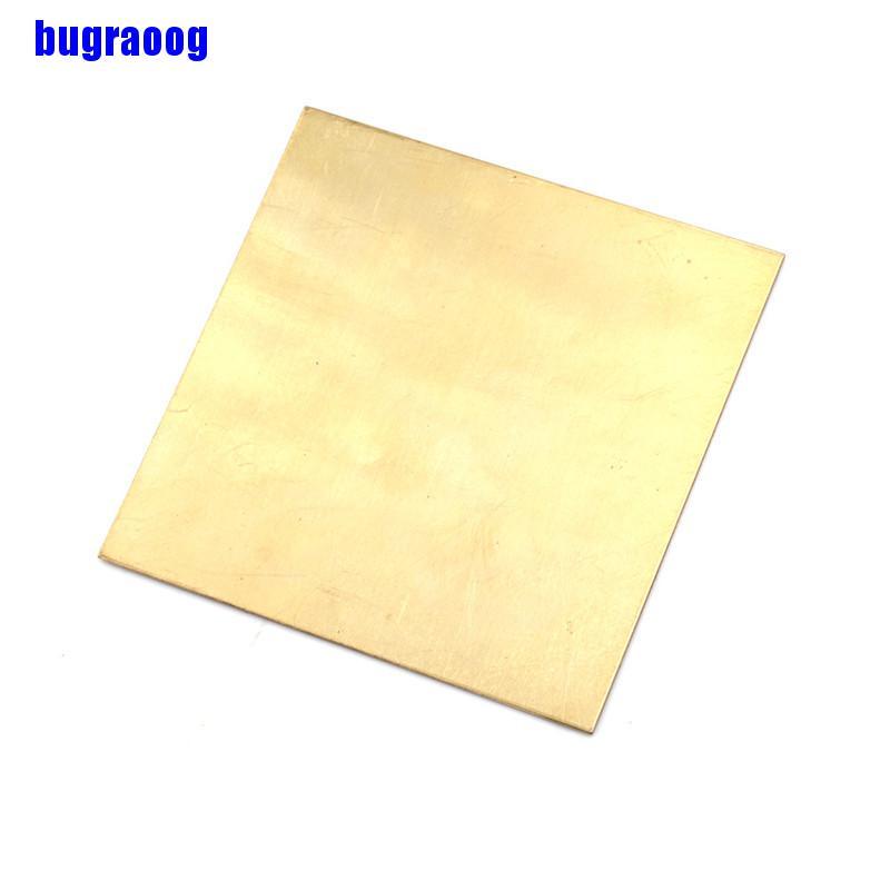 Tấm lá đồng dày 0.5mm/ 0.8mm/ 1mm/ 2mm 100x100mm dành cho tự làm thủ công