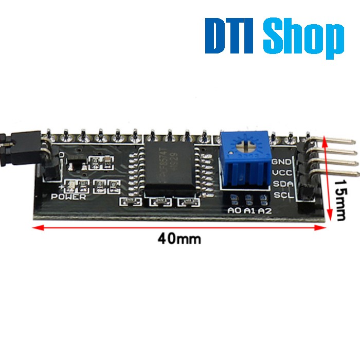 Mạch Chuyển Giao Tiếp LCD1602, LCD1604, LCD2004 Sang I2C