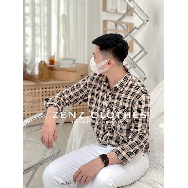 Áo Sơ Mi Caro Nam Form Rộng Ô Vừa - ZENZ CLOTHES