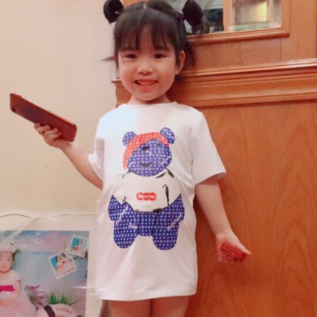 Áo phông supreme bé trai/gái