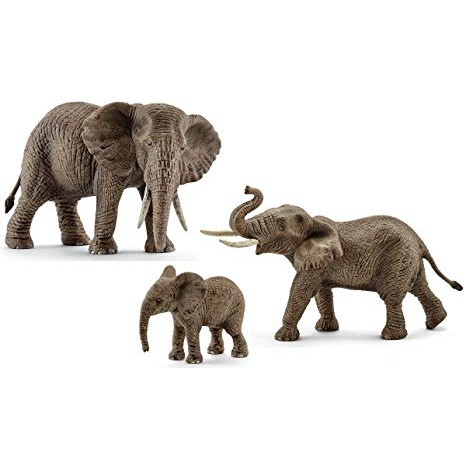 Đồ chơi Schleich Đức - Voi Châu Phi - Mã Sp 14761, 14762, 14763