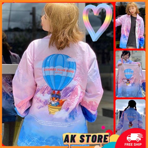 [Mã WASTMAY giảm 15% tối đa 30K đơn 150K] [Kèm Quà] ÁO KHOÁC DÙ - ÁO JACKET BOMBER MIND Loang Màu - AK.STORE | BigBuy360 - bigbuy360.vn