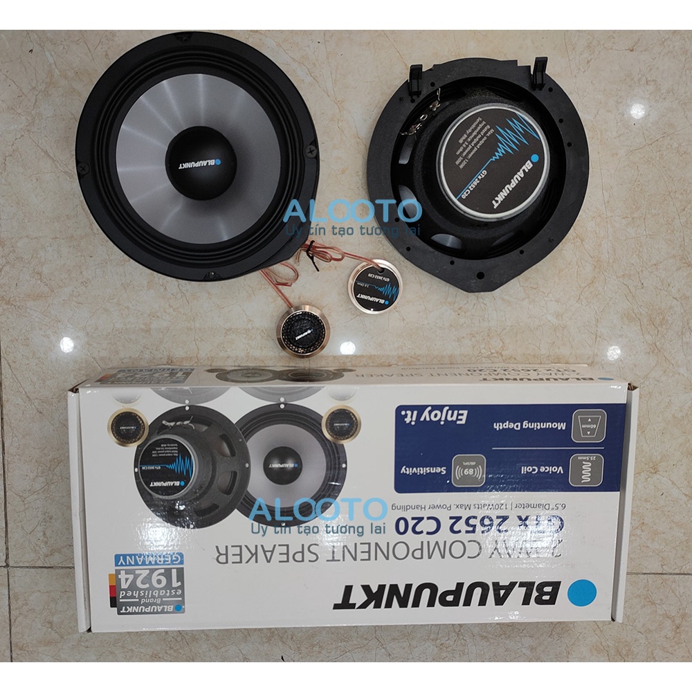 Loa cánh Blaupunkt GTX 2652 C20 Xe Honda City, Jaza, Brio, Crv, Hrv ..vv. Kèm hai cặp loa treble