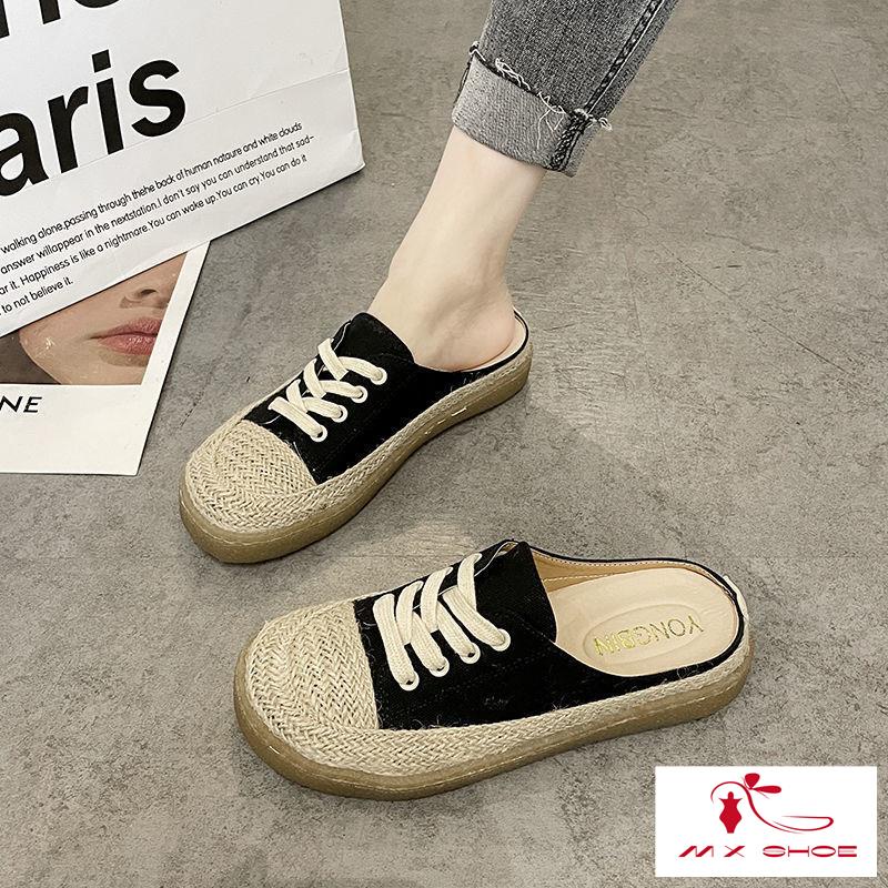 M & X ~  Giày Lười Đế Phẳng Thoáng Khí Phong Cách Mới Cho Nữ