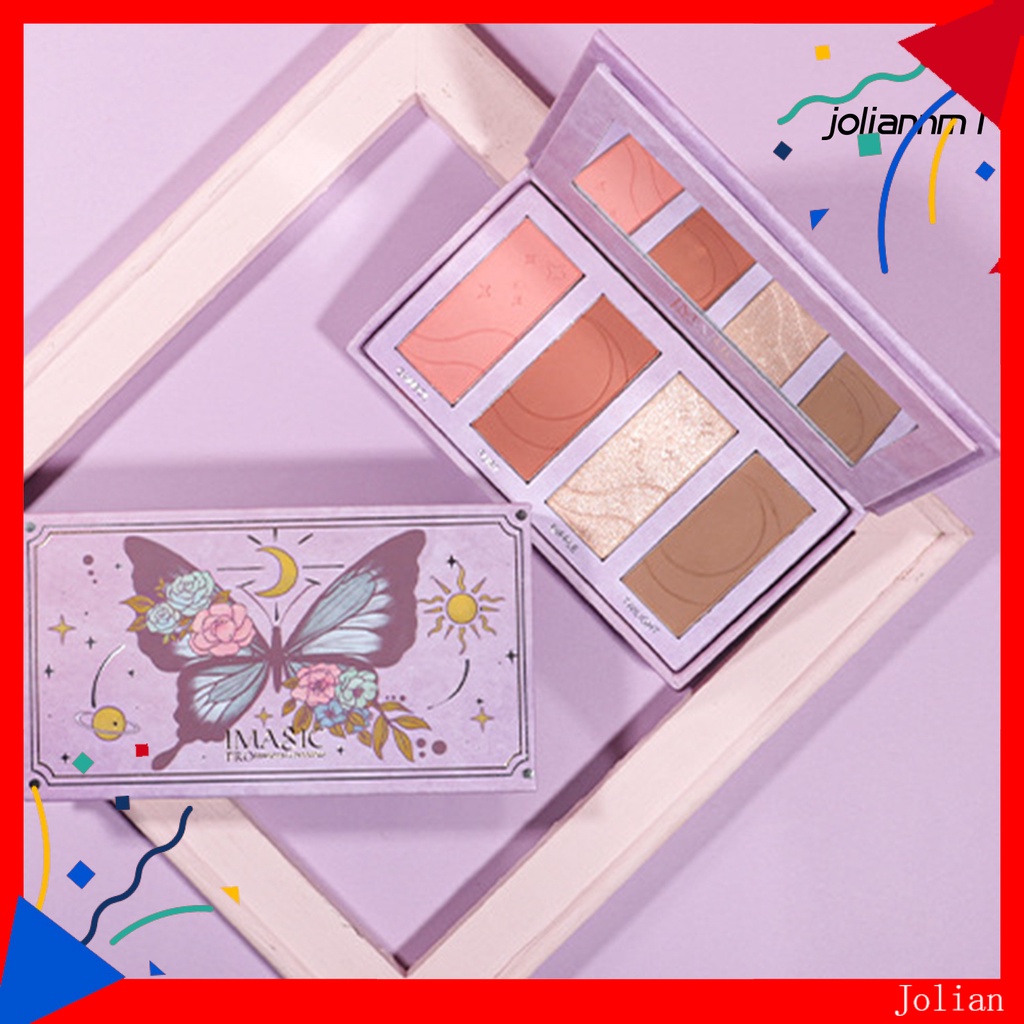 joliann Contour Face Powder Multifunctional Muti-colored Pretty Contouring Palette for Beauty Salon