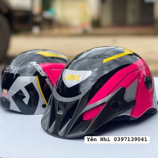 Nón bảo hiểm Givi viền hồng