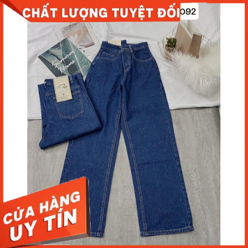 QUẦN JEANS CULOTTES XUÔNG DÀI TRƠN MAY GẤU- hình thật chính chủ