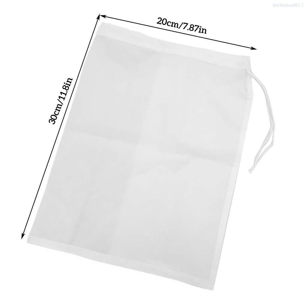 Tấm Lưới Lọc Nylon Thân Thiện Với Môi Trường Kèm Dây Rút 200 Lưới Dùng Cho Nhà Bếp Nhà Tắm