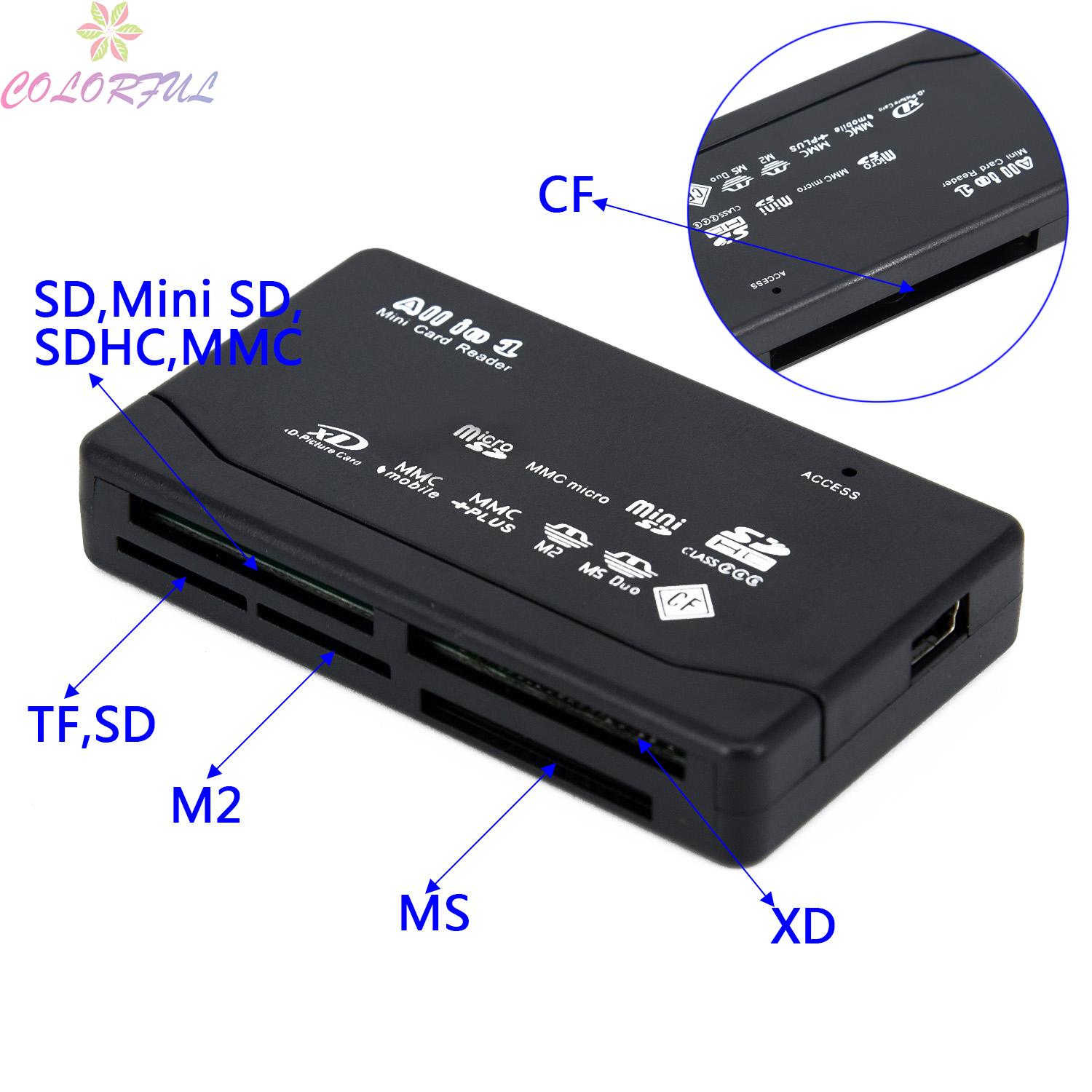 Đầu Đọc Thẻ Nhớ Cf Sd Hc Mini Micro Mmc Tất Cả Trong 1