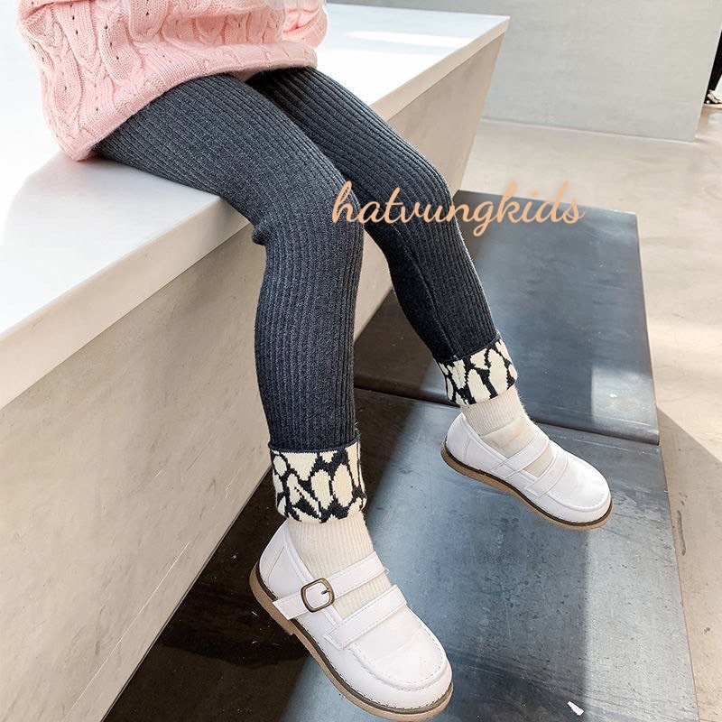 (1- 8 tuổi) Quần tất len tăm cho bé- quần legging giữ nhiệt cho bé