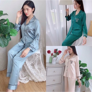 [ 49kg-74kg ] Size L-XL-2XL , Pijama Lụa Latin
